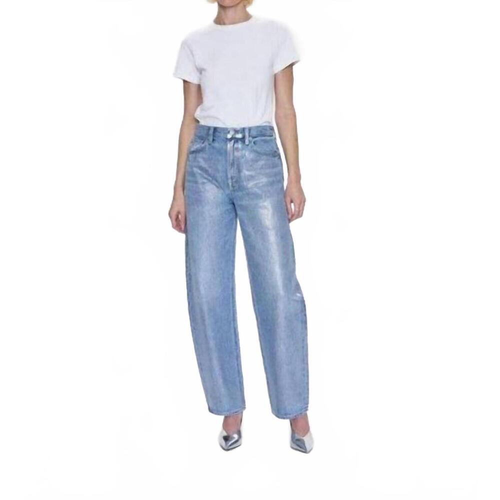 pistola Light Blue High-Rise Straight Jeans